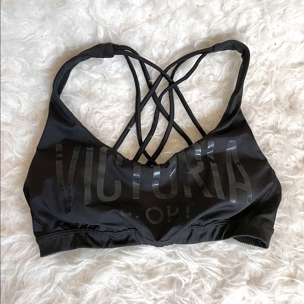 Victoria’s Secret Sport Strappy Black Sports Bra